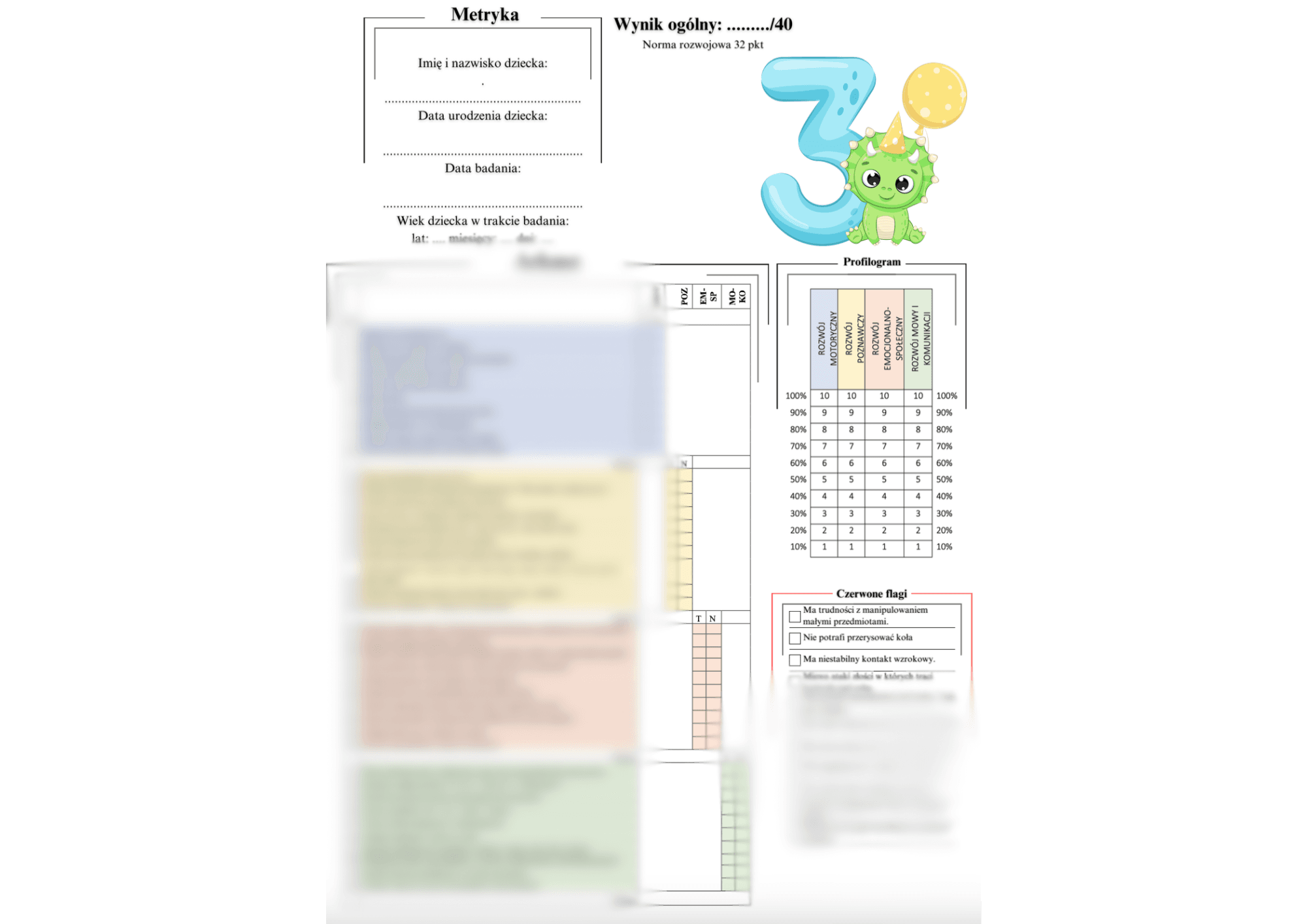 Karty obserwacji psychologicznej - obrazek 3