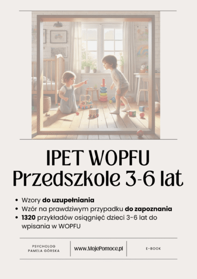 Wzory WOPFU i IPET przedszkole