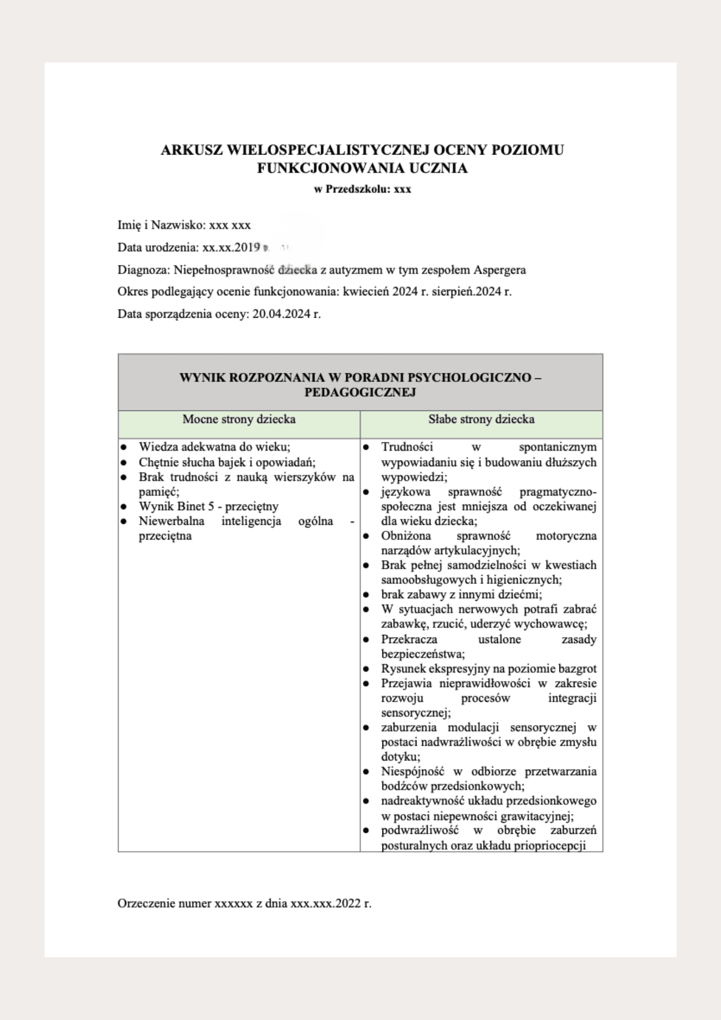 Wzory WOPFU i IPET przedszkole - obrazek 4