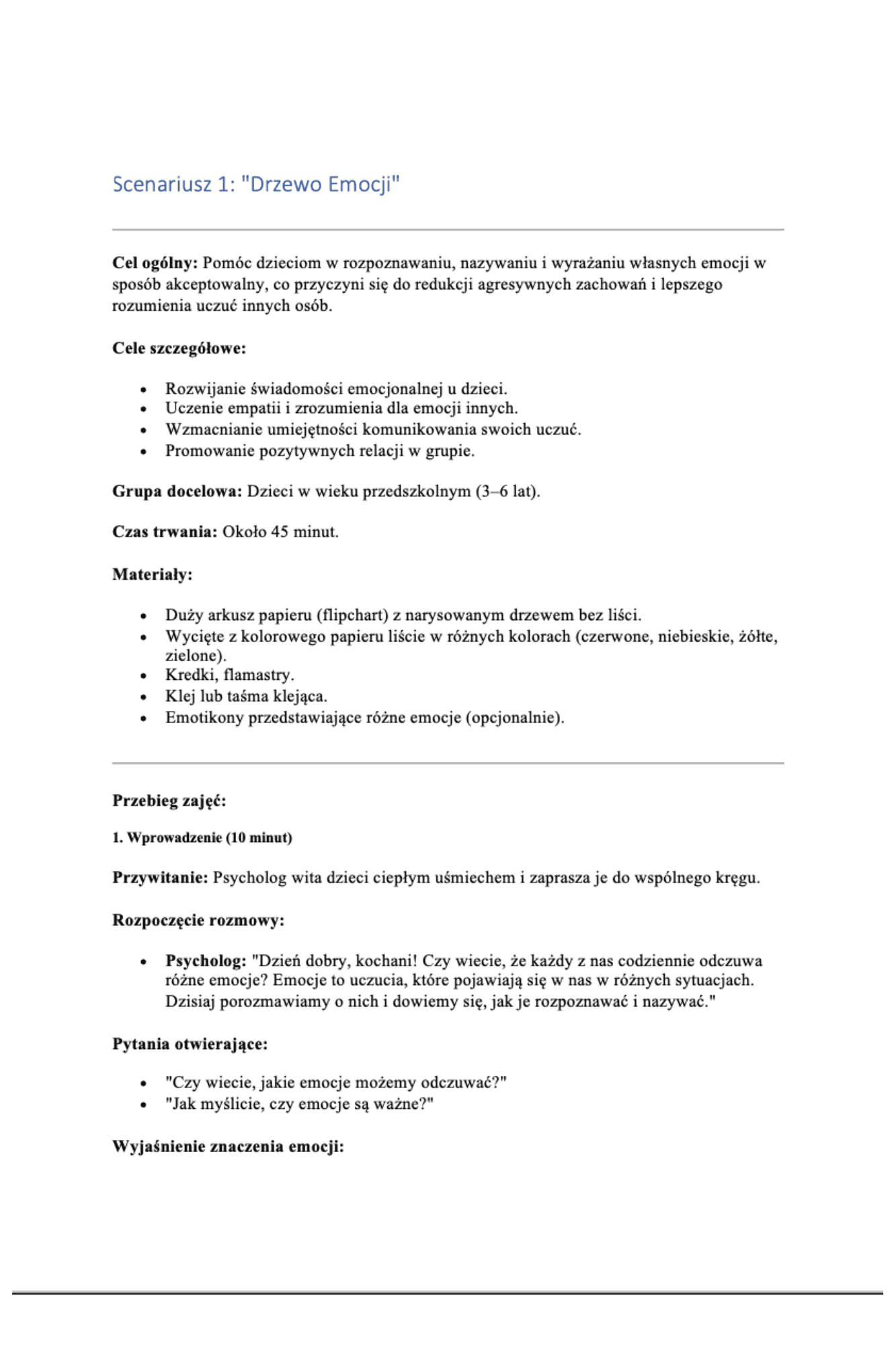 Od konfliktu do współpracy - Przedszkole, Klasy 1-3 - obrazek 2