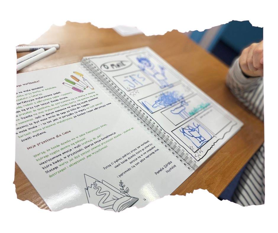 W moich butach… Śladami moich myśli i emocji - Suchościeralny zeszyt ćwiczeń - obrazek 11