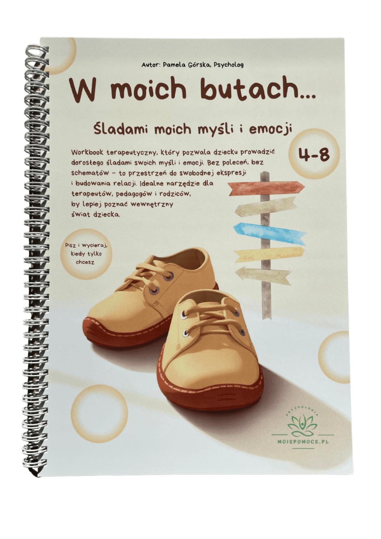 W moich butach… Śladami moich myśli i emocji - Suchościeralny zeszyt ćwiczeń