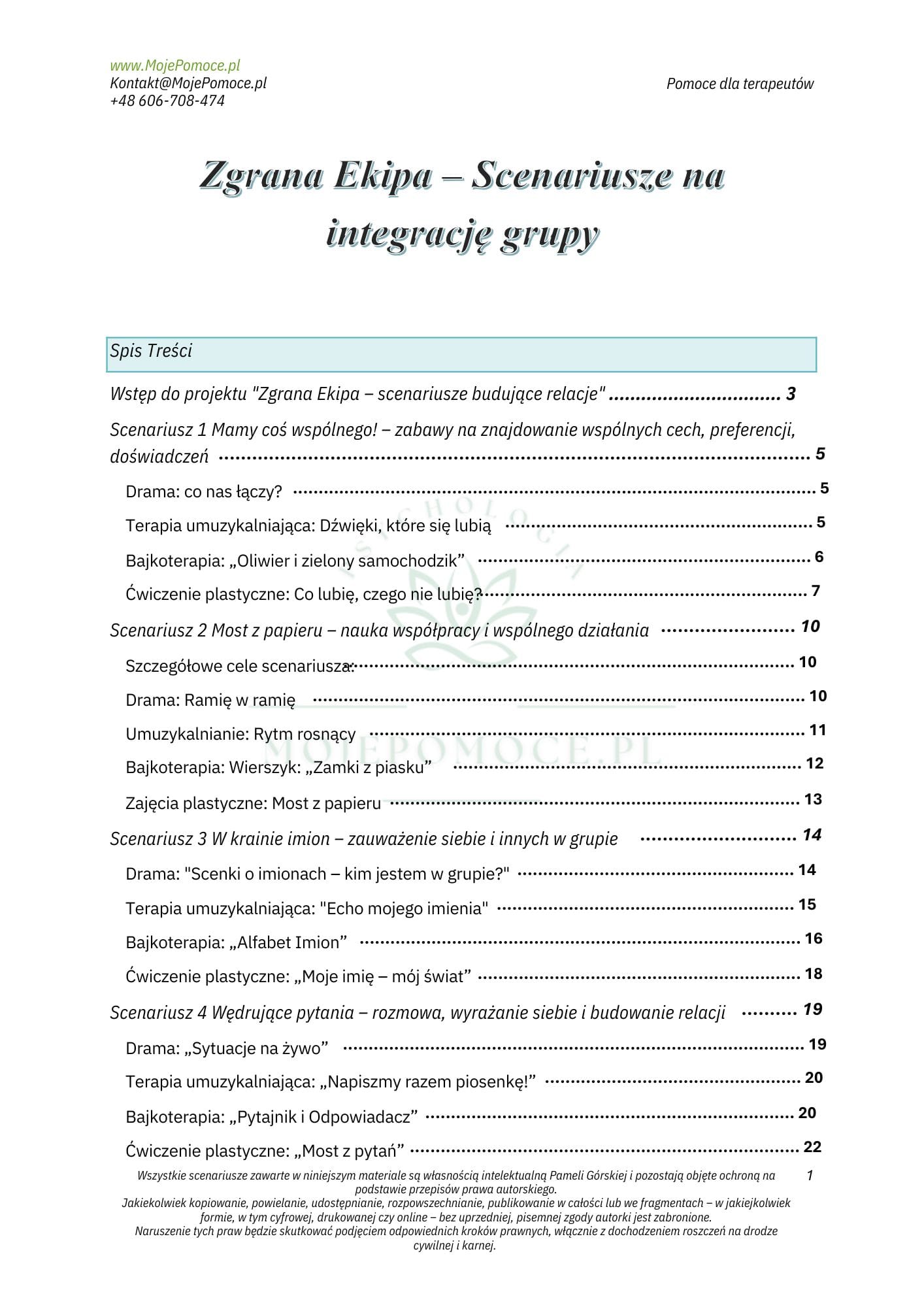 Zgrana Ekipa - 10 scenariuszy budujących relacje 4-8 lat - obrazek 2