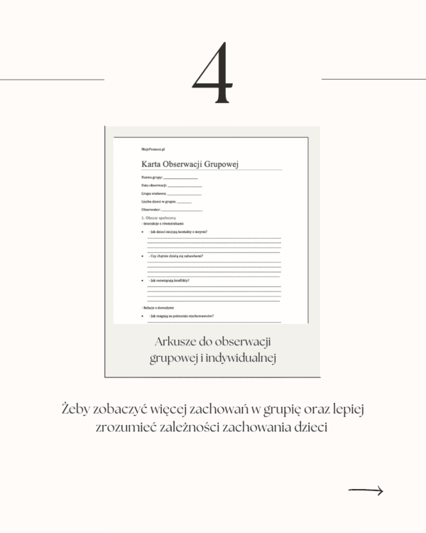 Arkusze grupowe i indywidualne