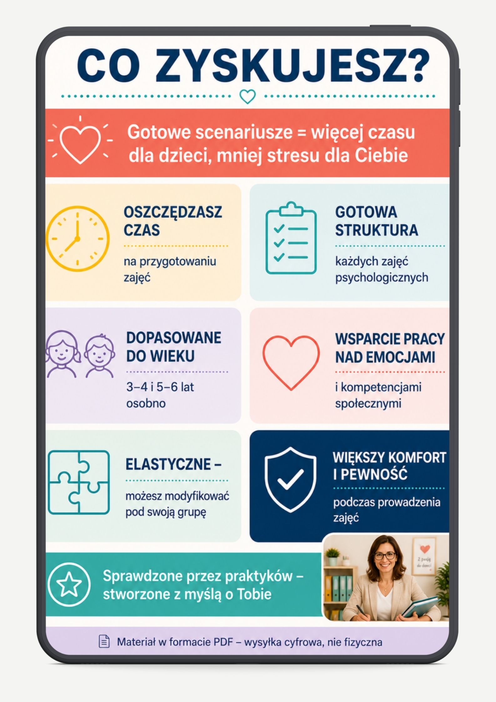 10 scenariuszy zajęć dla psychologa co zyskujesz