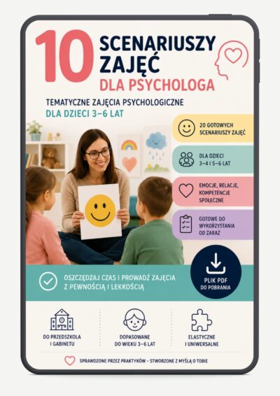 10 scenariuszy zajęć dla psychologa okładka