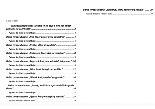Emocjonalne Bajki dla Dzieci: Terapeutyczne Opowieści na PDF - obrazek 2