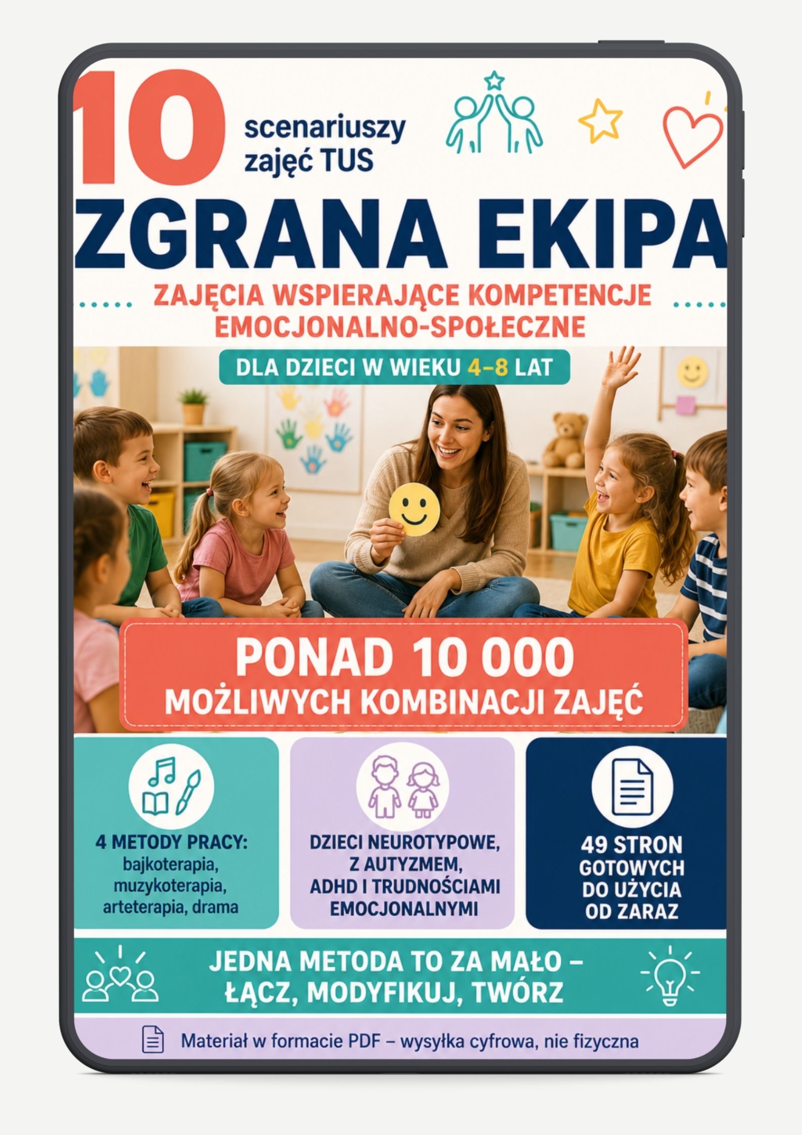 Zgrana ekipa scenariusze zajęć okładka